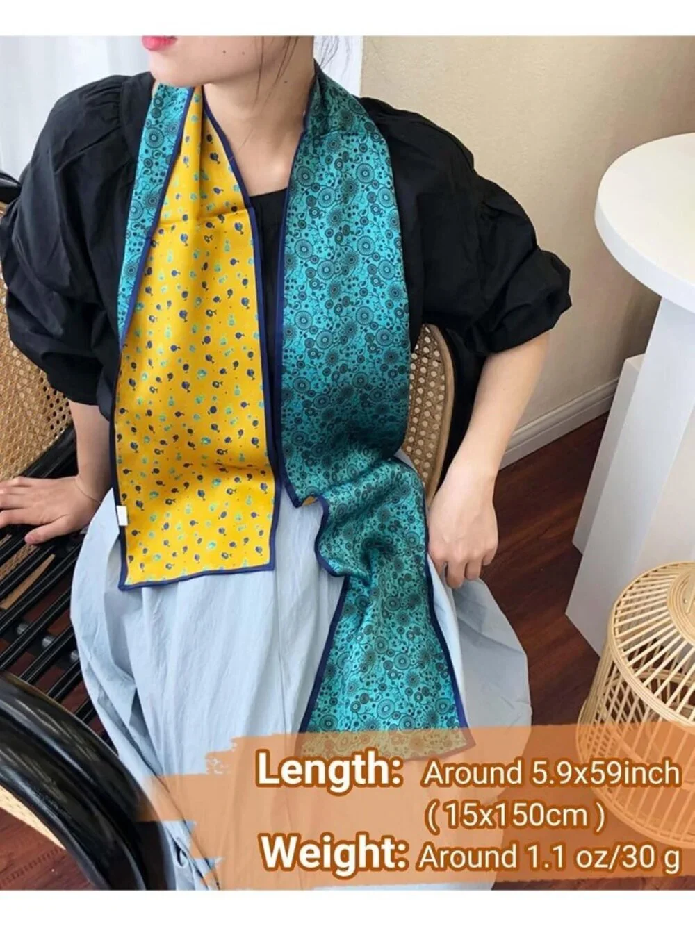 N/A silk scarf